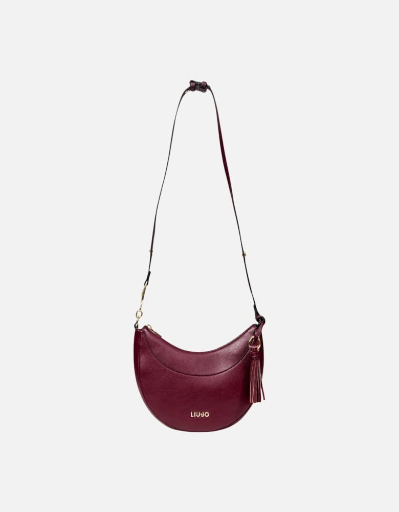 Shoulder Bag with Zip and Inside Pockets Women - Purple