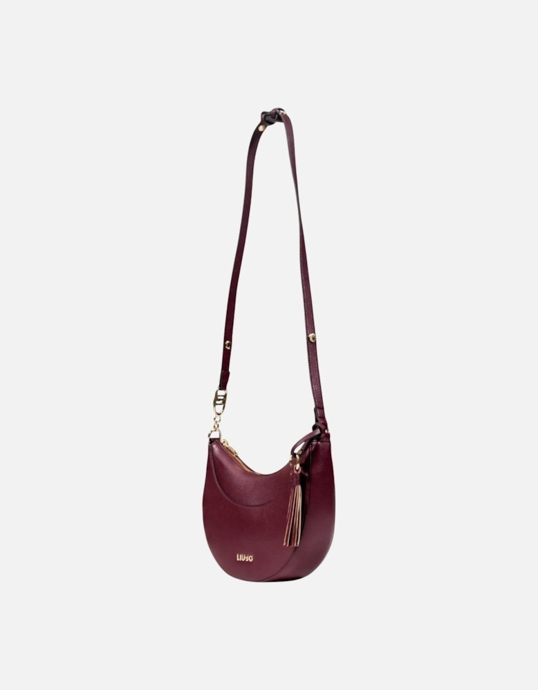 Shoulder Bag with Zip and Inside Pockets Women - Purple