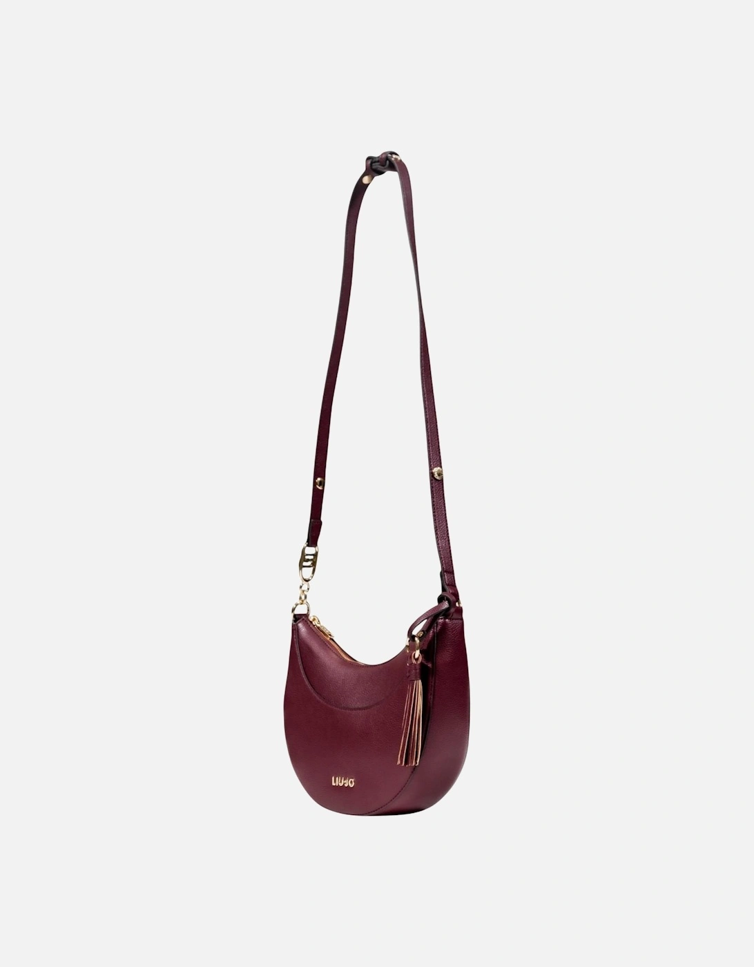 Shoulder Bag with Zip and Inside Pockets Women - Purple