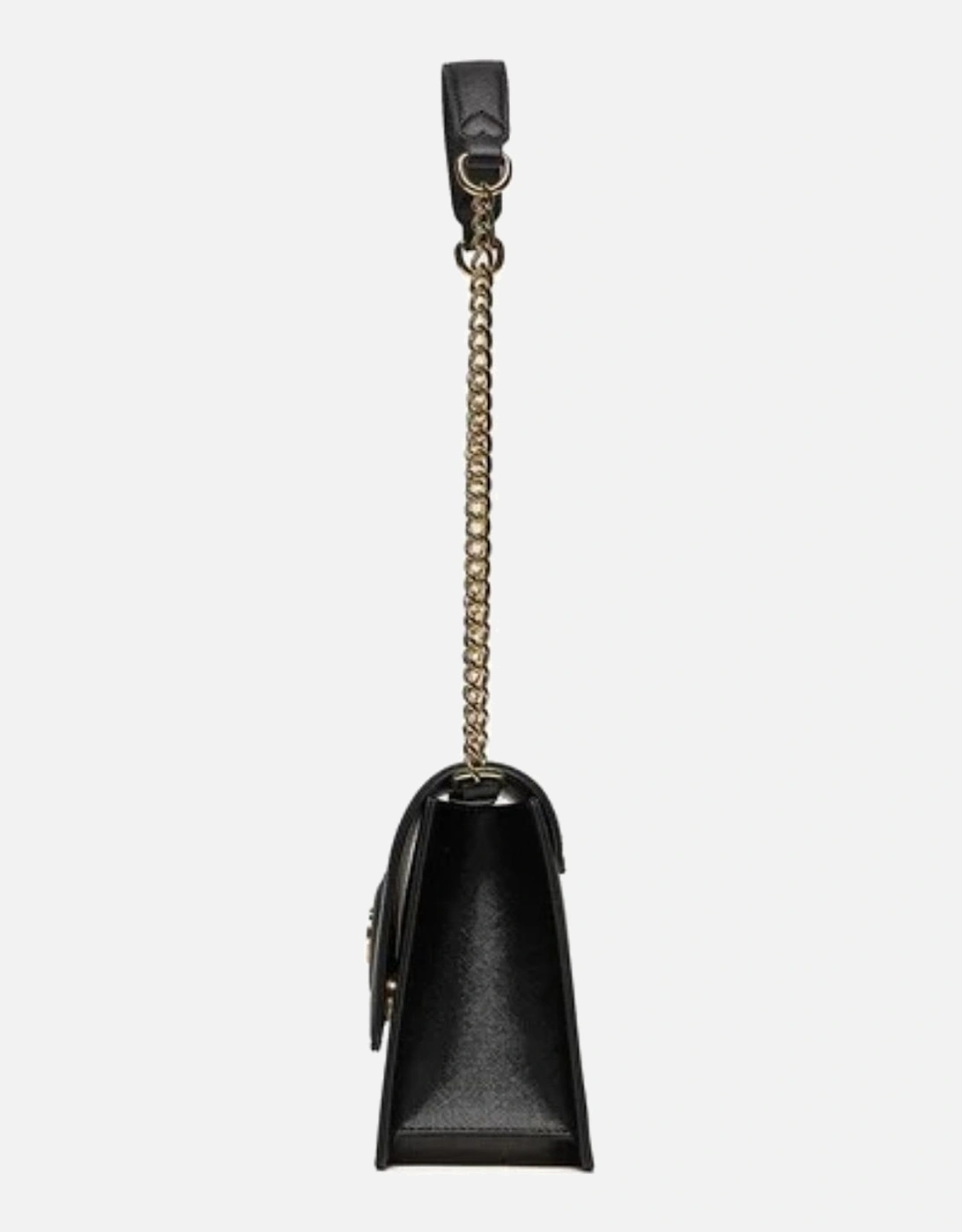 Handbag with Automatic Button Fastening and Inside Pockets Women -
