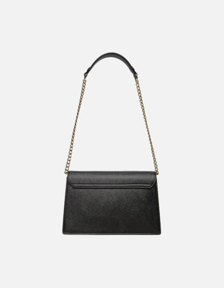 Handbag with Automatic Button Fastening and Inside Pockets Women -