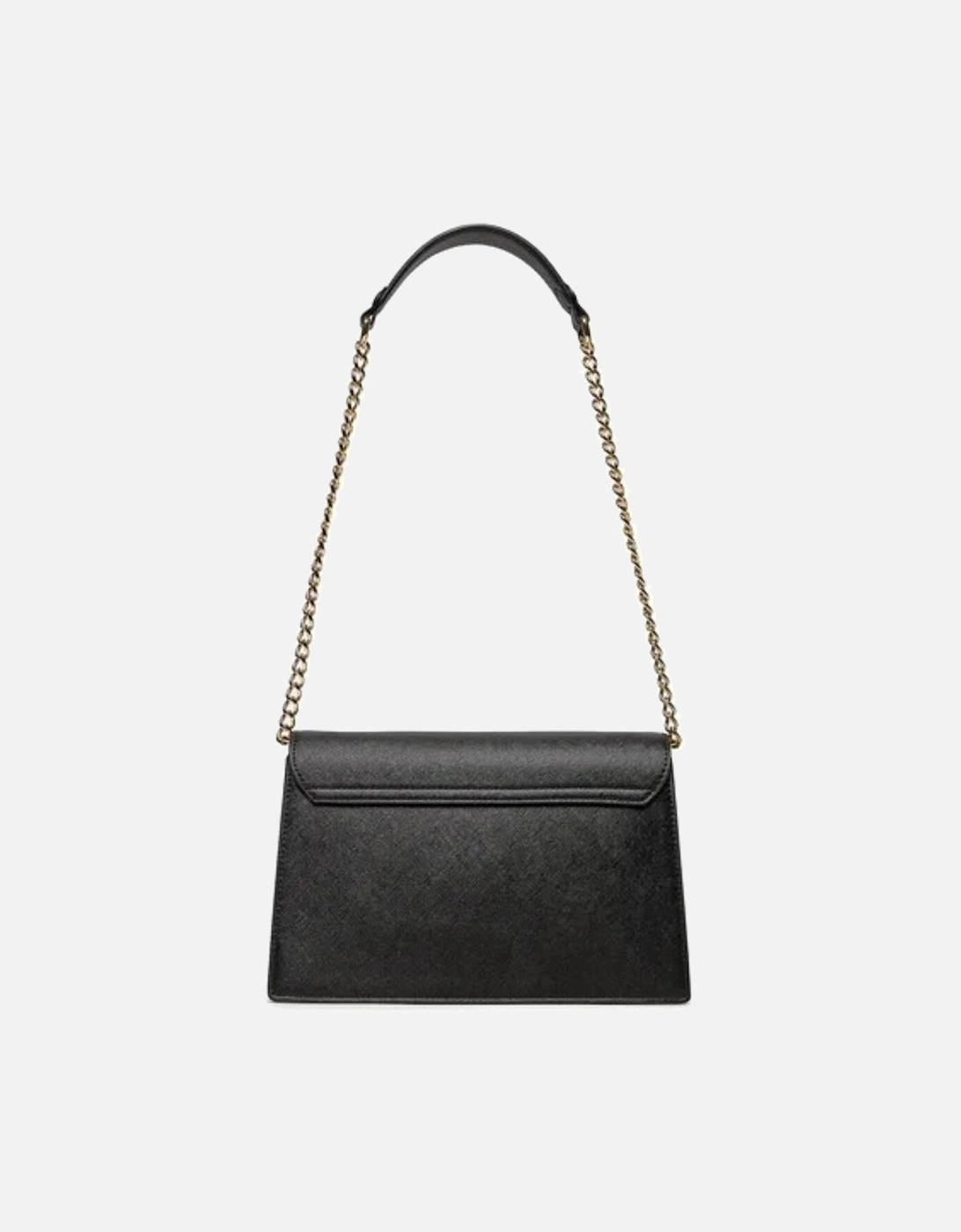 Handbag with Automatic Button Fastening and Inside Pockets Women -