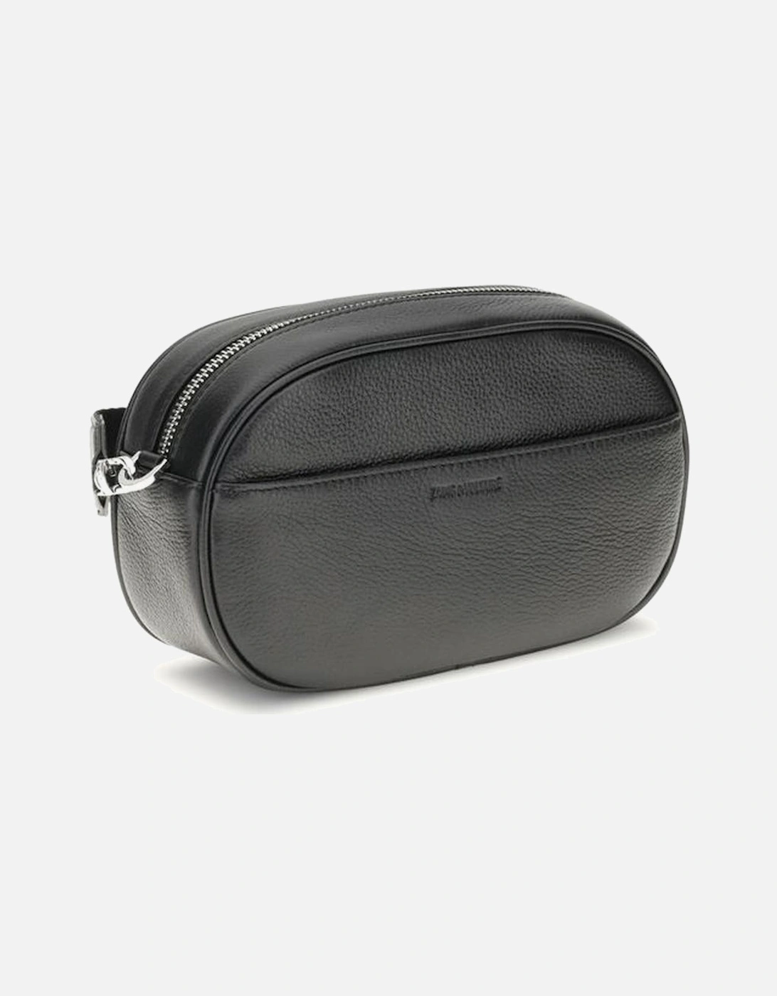 Stylish Embellished Leather Camera Bag with Zipper Closure Perfect for