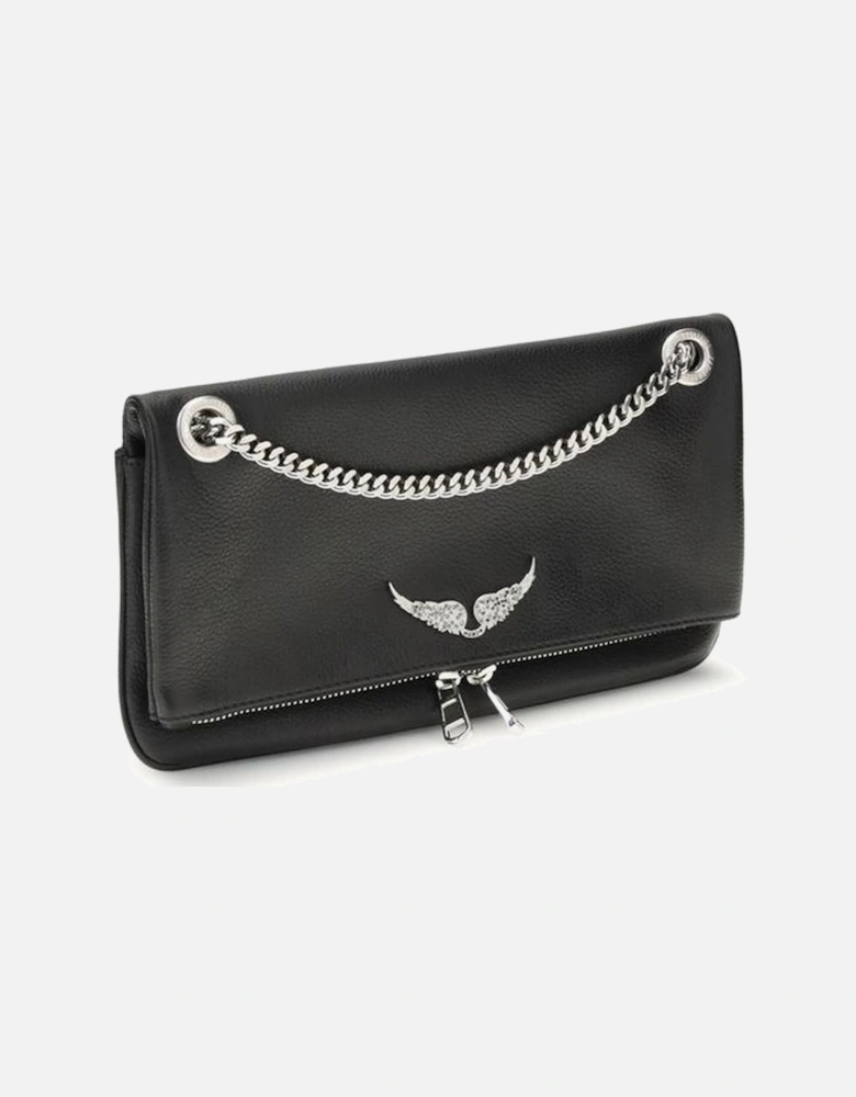 Rock II Functional Shoulder Bag with Chain Women - Black