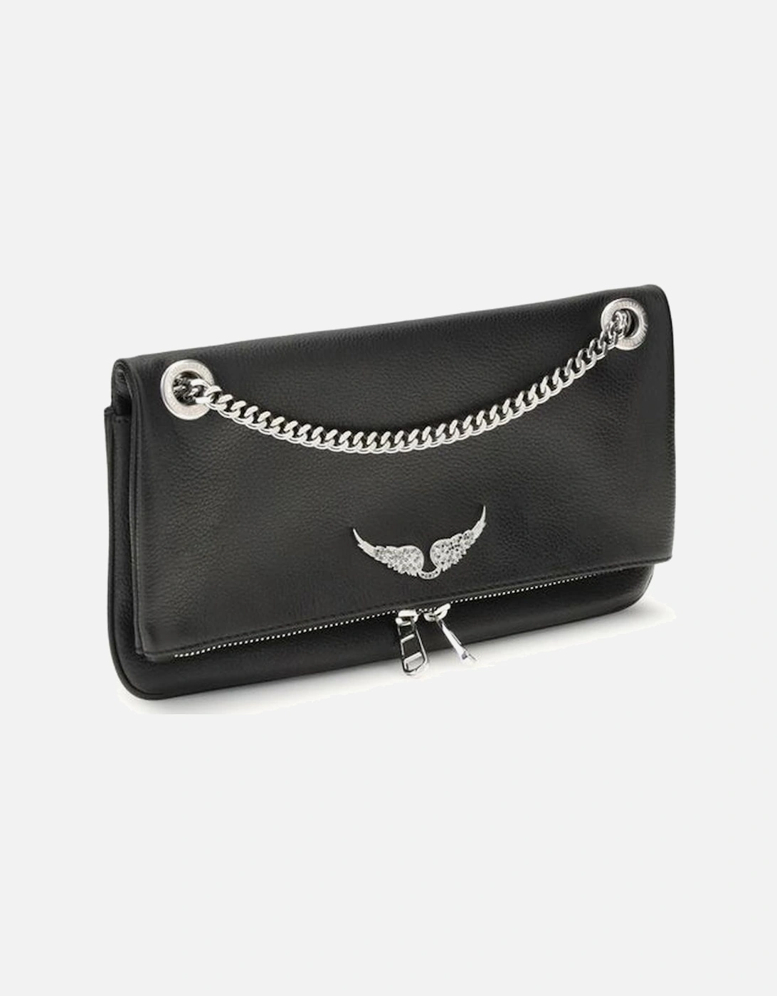 Rock II Functional Shoulder Bag with Chain Women - Black