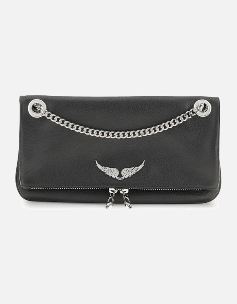 Rock II Functional Shoulder Bag with Chain Women - Black