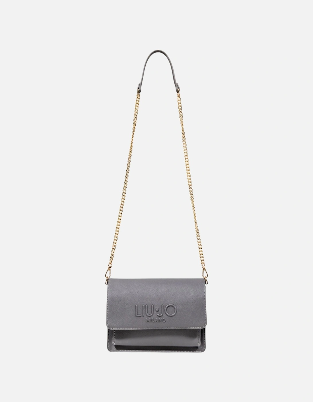 Automatic Button Shoulder Bag Women - Grey, 4 of 3
