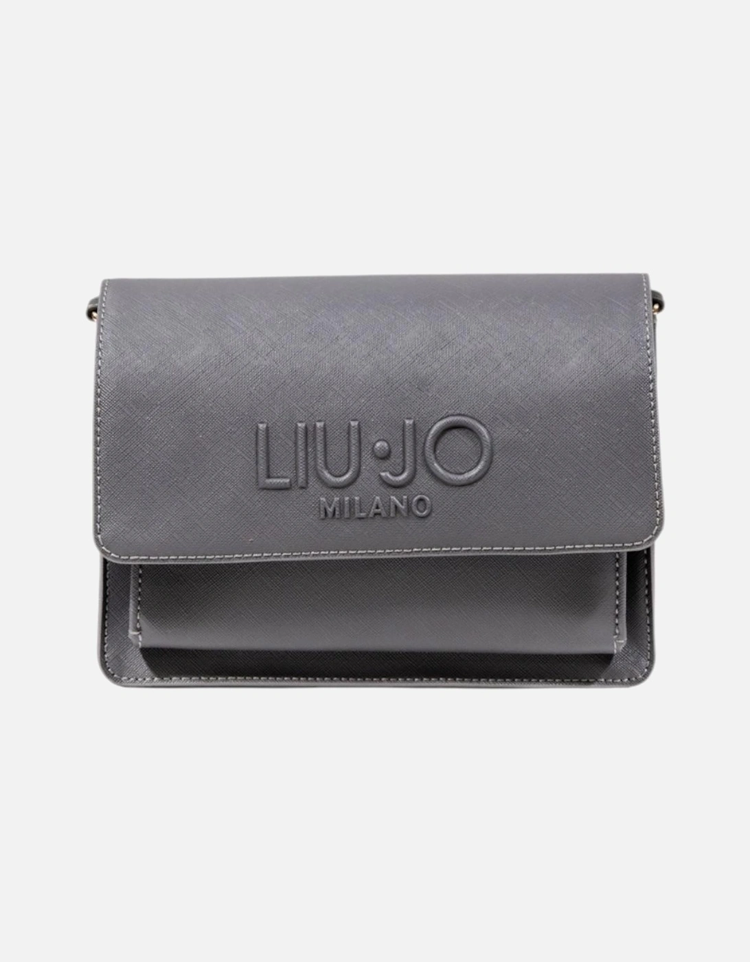 Automatic Button Shoulder Bag Women - Grey