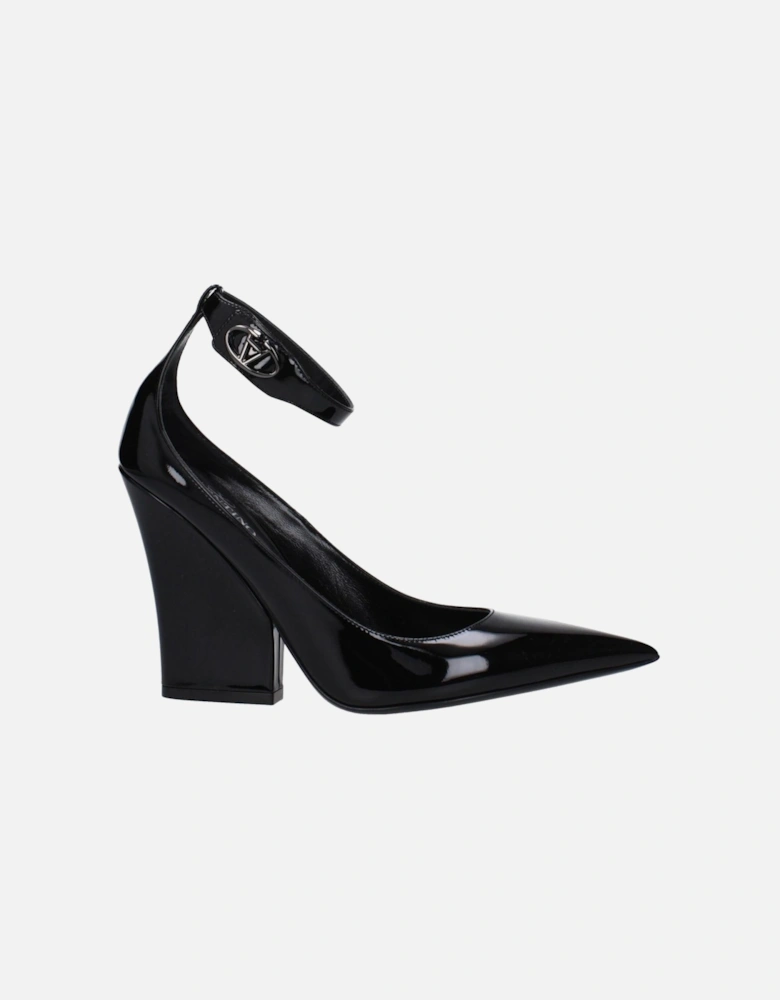 Patent Leather High Heel Pointy Toe Pumps Women - Black