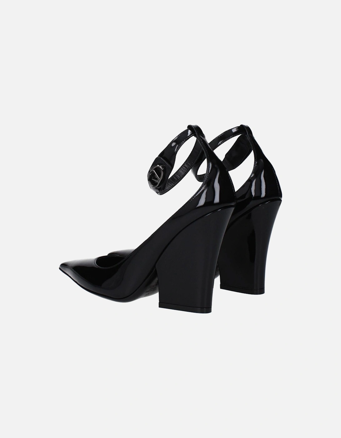 Patent Leather High Heel Pointy Toe Pumps Women - Black