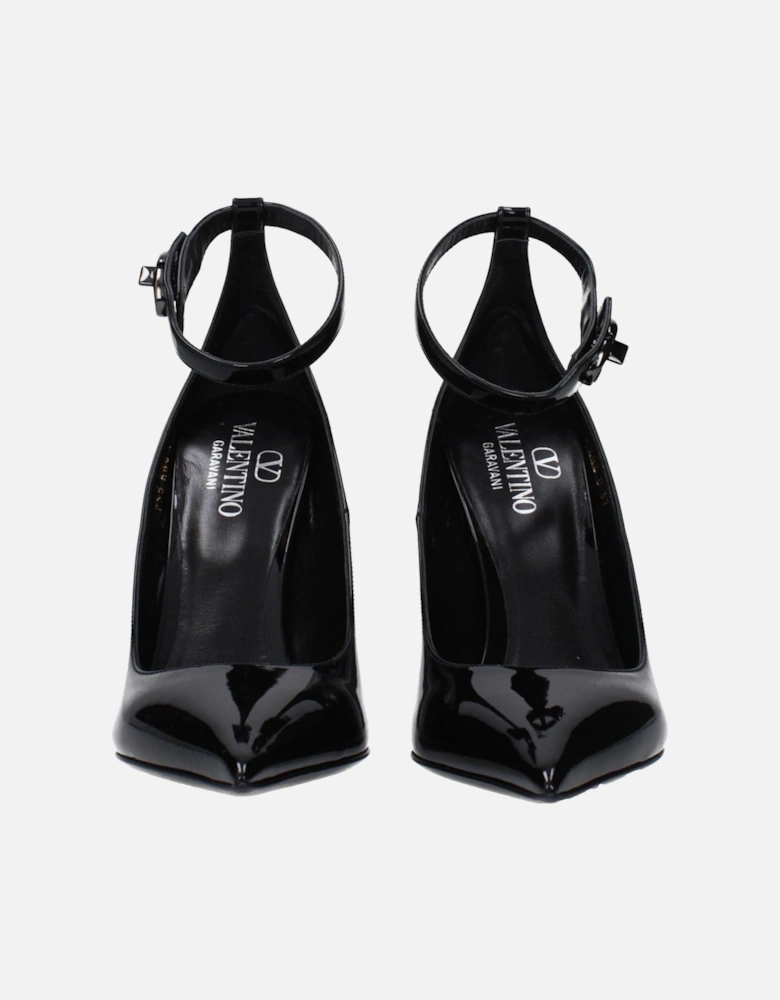 Patent Leather High Heel Pointy Toe Pumps Women - Black