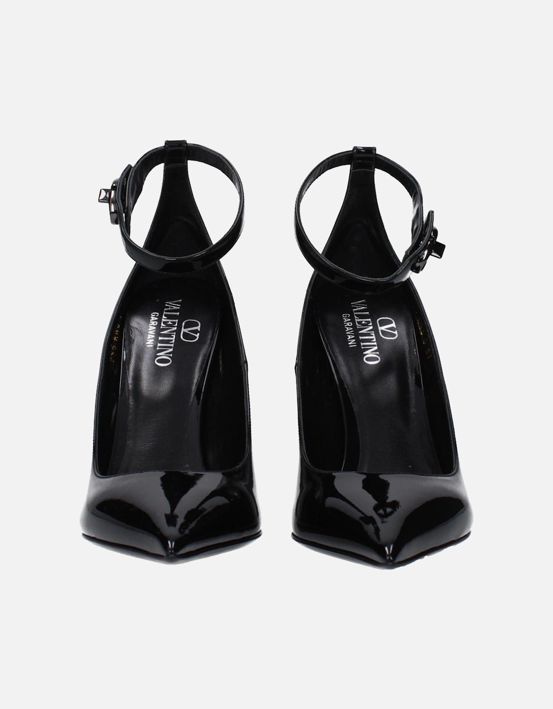 Patent Leather High Heel Pointy Toe Pumps Women - Black