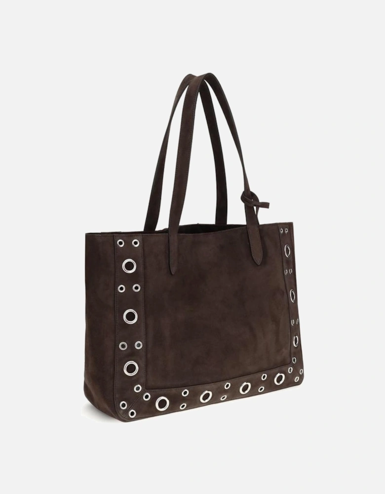 Nellcote Medium Tote Bag with Embroidered Detailing Women - Brown