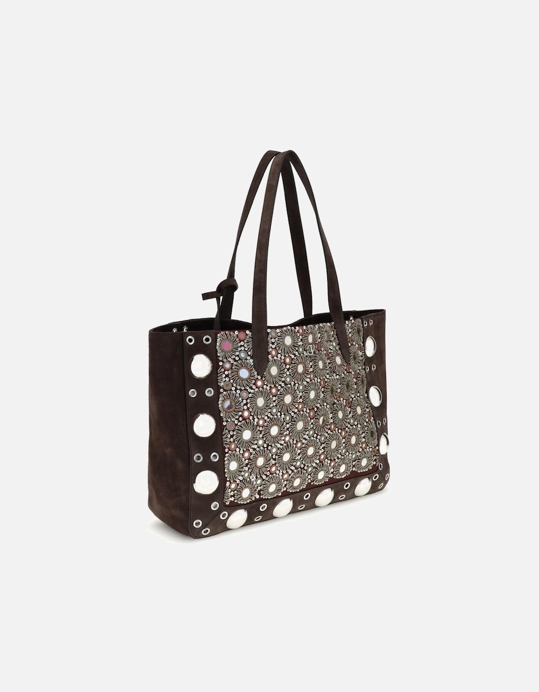 Nellcote Medium Tote Bag with Embroidered Detailing Women - Brown
