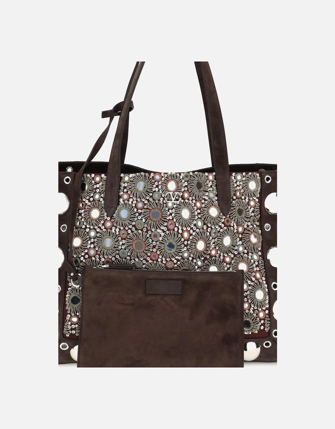 Nellcote Medium Tote Bag with Embroidered Detailing Women - Brown