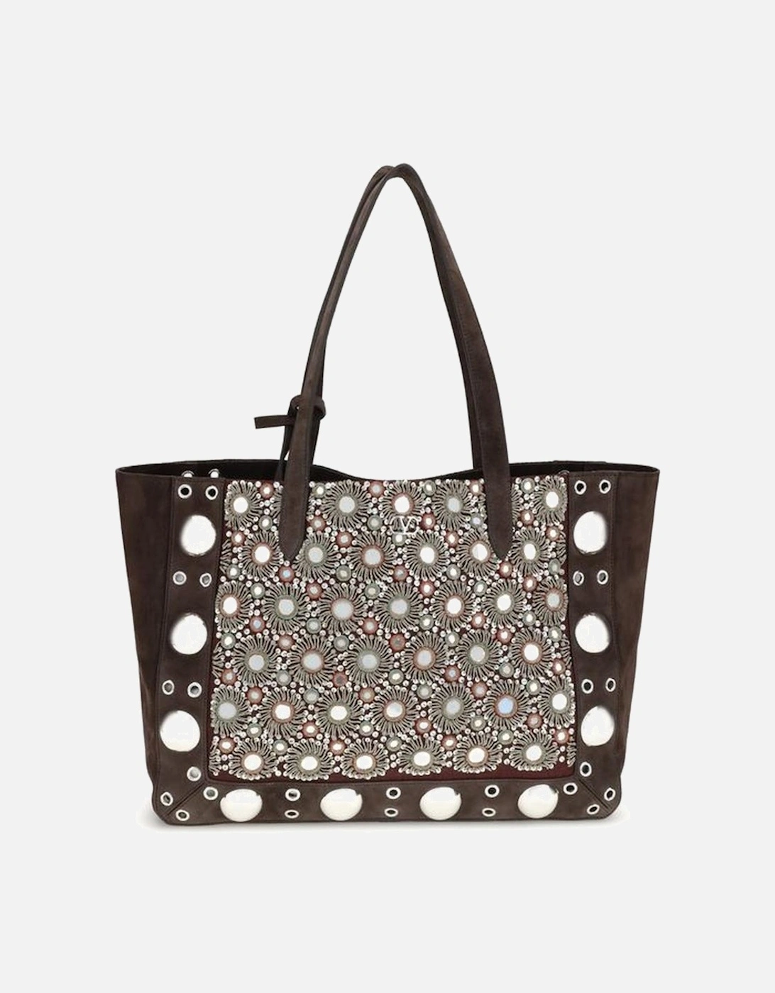 Nellcote Medium Tote Bag with Embroidered Detailing Women - Brown, 5 of 4