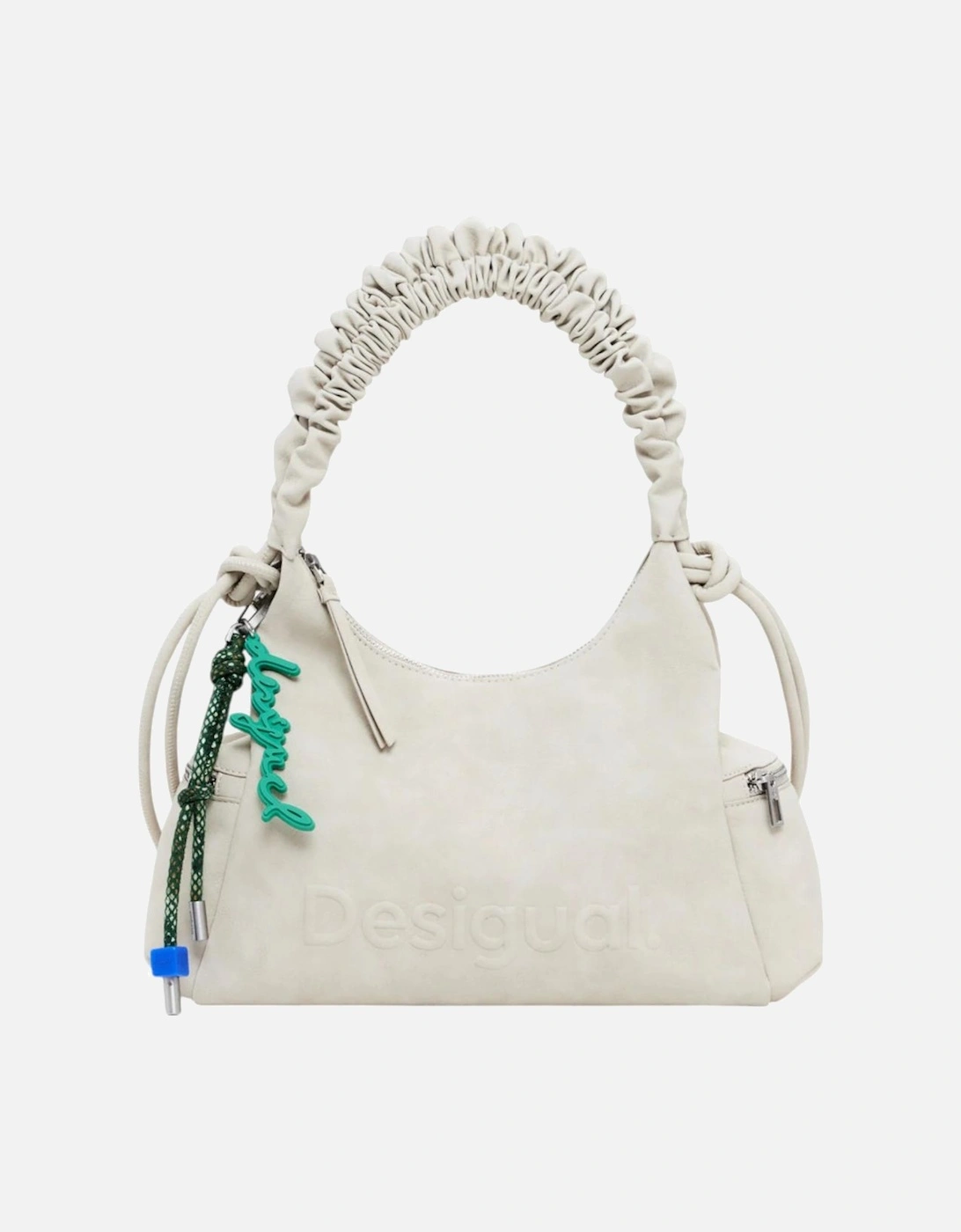 Handbag with Shoulder Strap and Zip Fastening Women - Beige Bags, 4 of 3