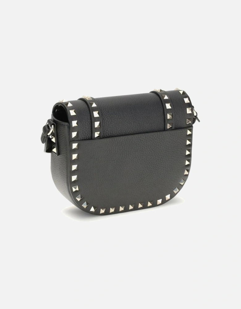 Rockstud Embellished Small Messenger Shoulder Bag Women - Beige