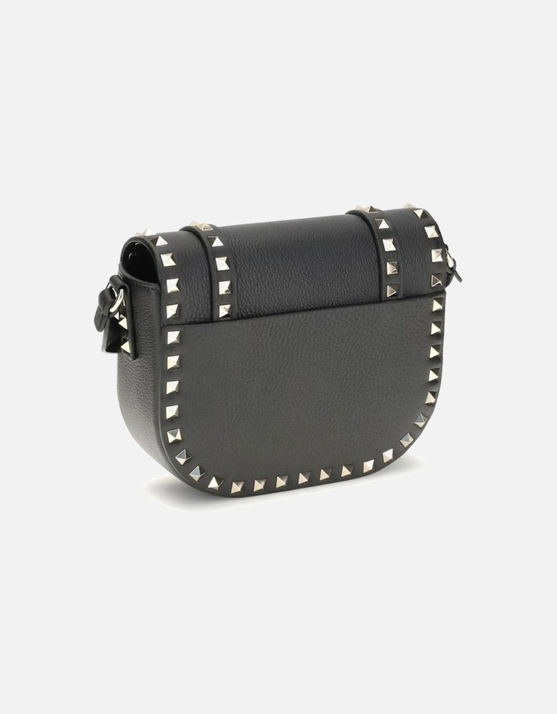 Rockstud Embellished Small Messenger Shoulder Bag Women - Beige