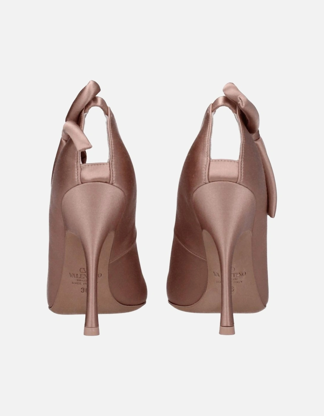 Satin High Heel Pointy Toe Pumps Women - Pink