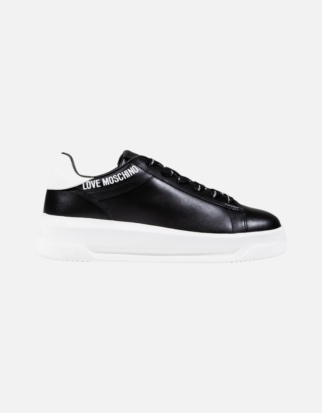 Slip-On Lace-Up Synthetic Sneakers Women - Black, 4 of 3