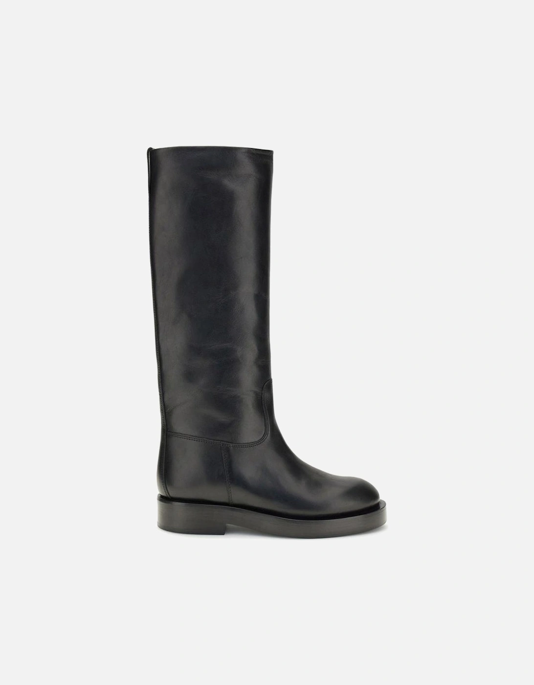 Soft Leather Napa Knee-High Boots Women - Black, 4 of 3