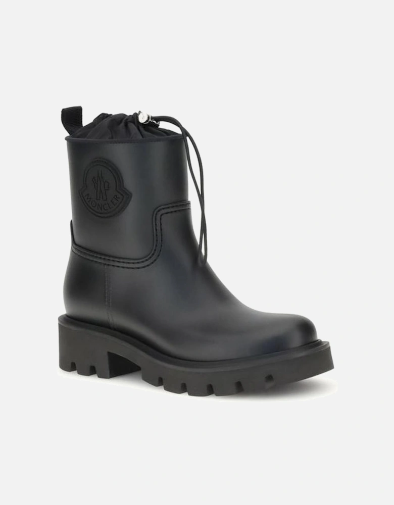 Kickstream Rubber Boots with Logo Applique Women - Black