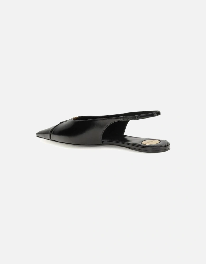 Babylon Ballerinas with Bronze Signature Detailing Women - Black Shoes