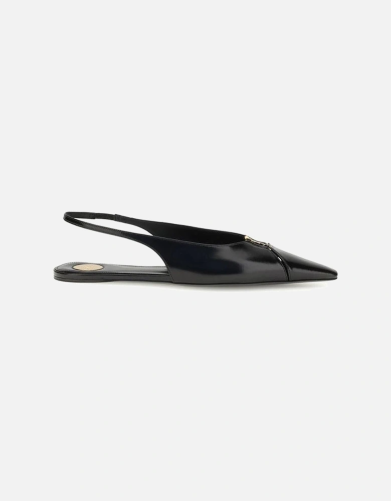 Babylon Ballerinas with Bronze Signature Detailing Women - Black Shoes