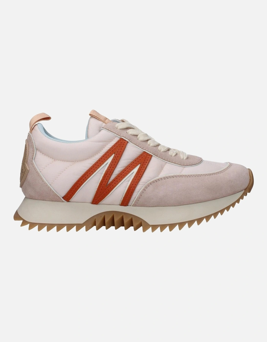 Lace-Up Casual Sneakers with Back Logo Women - Pink, 6 of 5