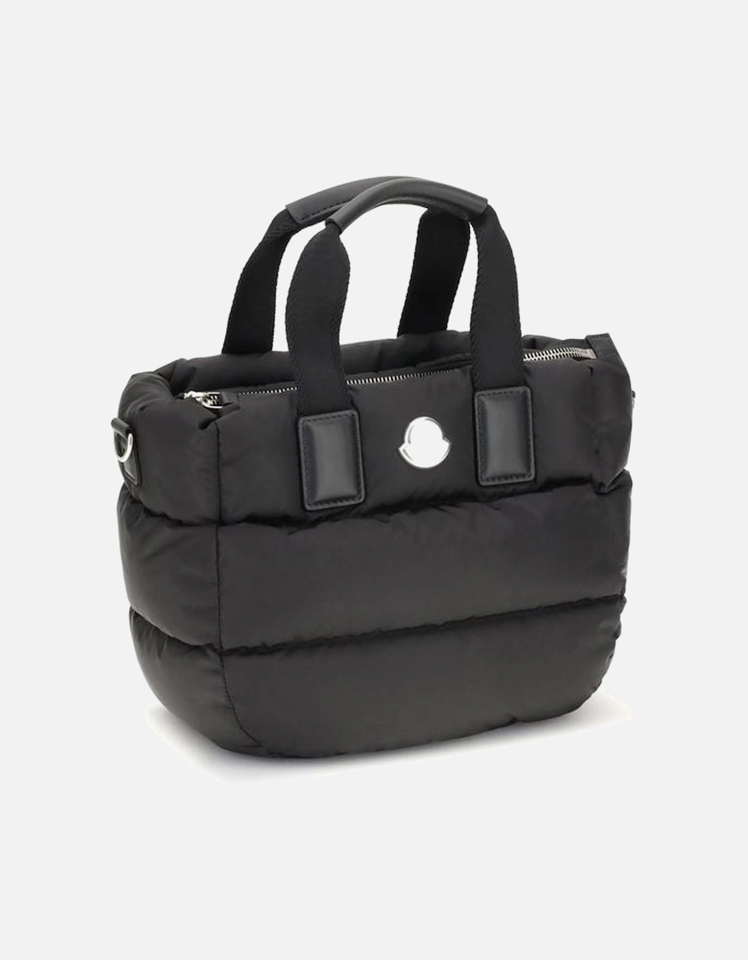 Water-Repellent Nylon Mini Tote Bag Women - Black Shoulder Bags