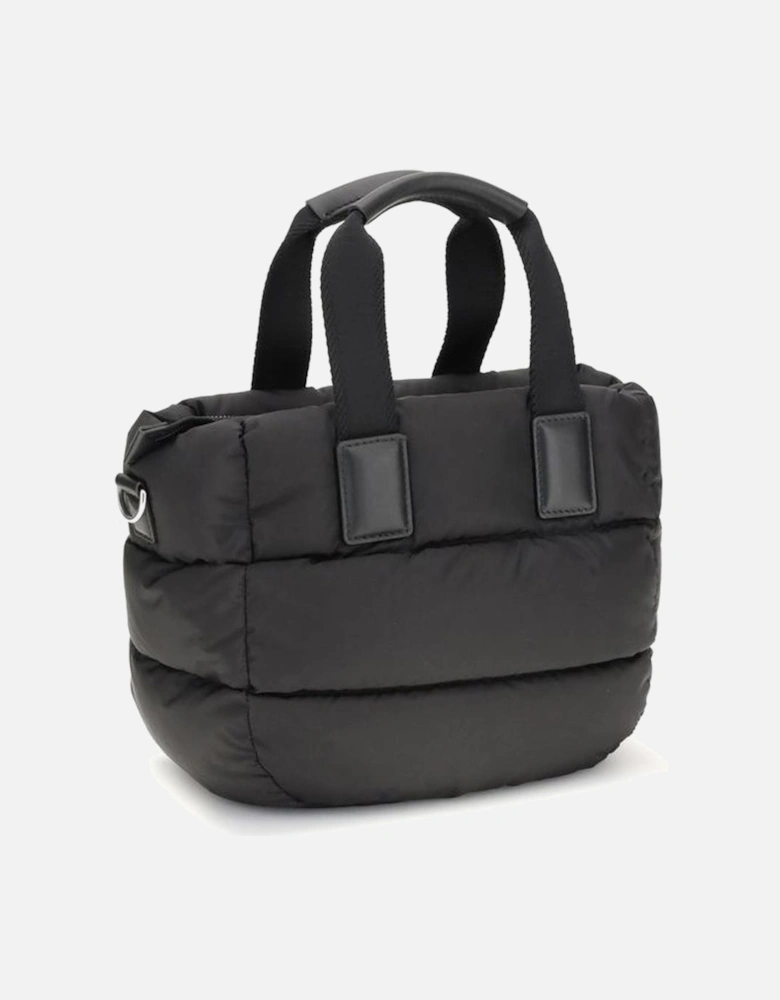 Water-Repellent Nylon Mini Tote Bag Women - Black Shoulder Bags