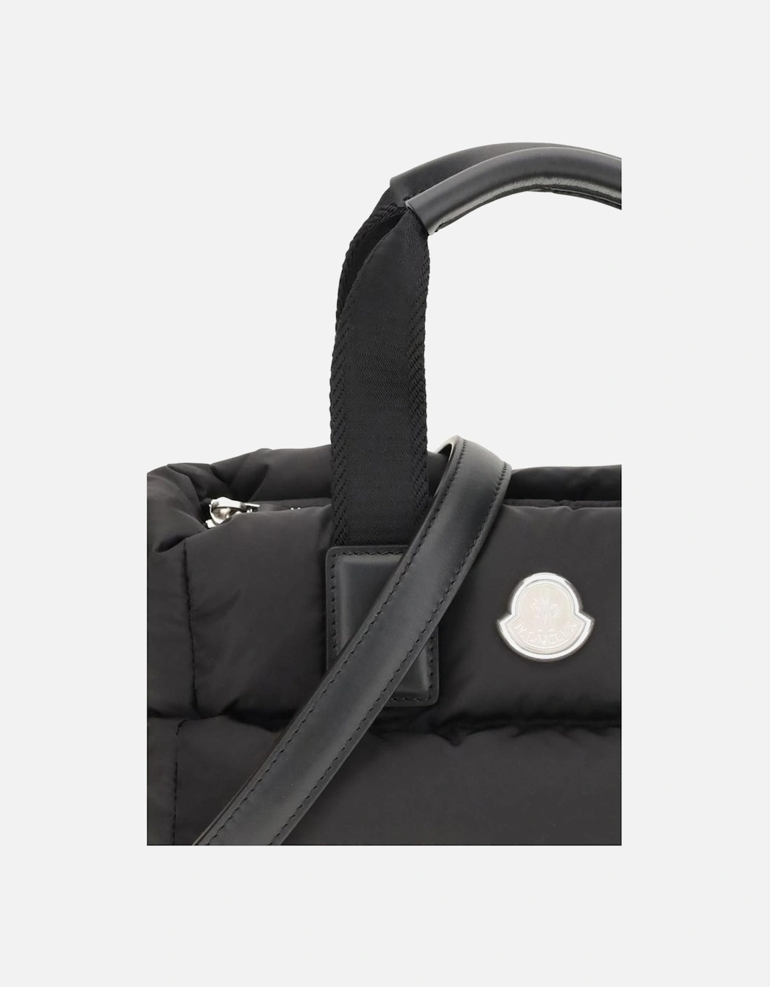 Water-Repellent Nylon Mini Tote Bag Women - Black Shoulder Bags