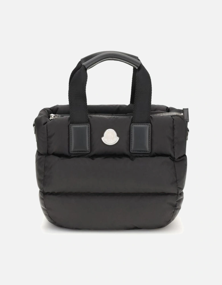 Water-Repellent Nylon Mini Tote Bag Women - Black Shoulder Bags