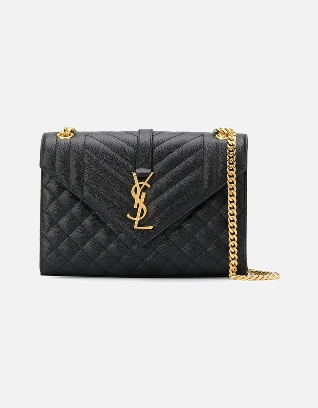 Leather Chain Strap Shoulder Bag Women - Black, 4 of 3