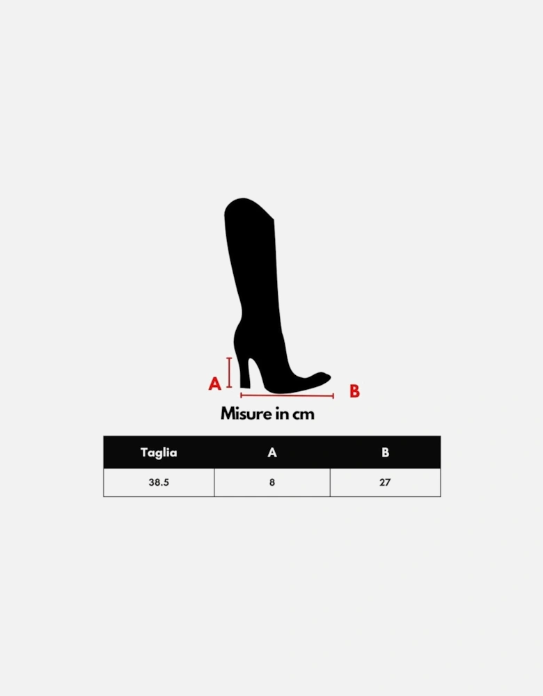 Leather Pointed Toe Ankle Boots Women - Black