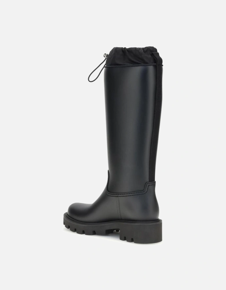 Kickstream High Waterproof Rain Boots Women - Black