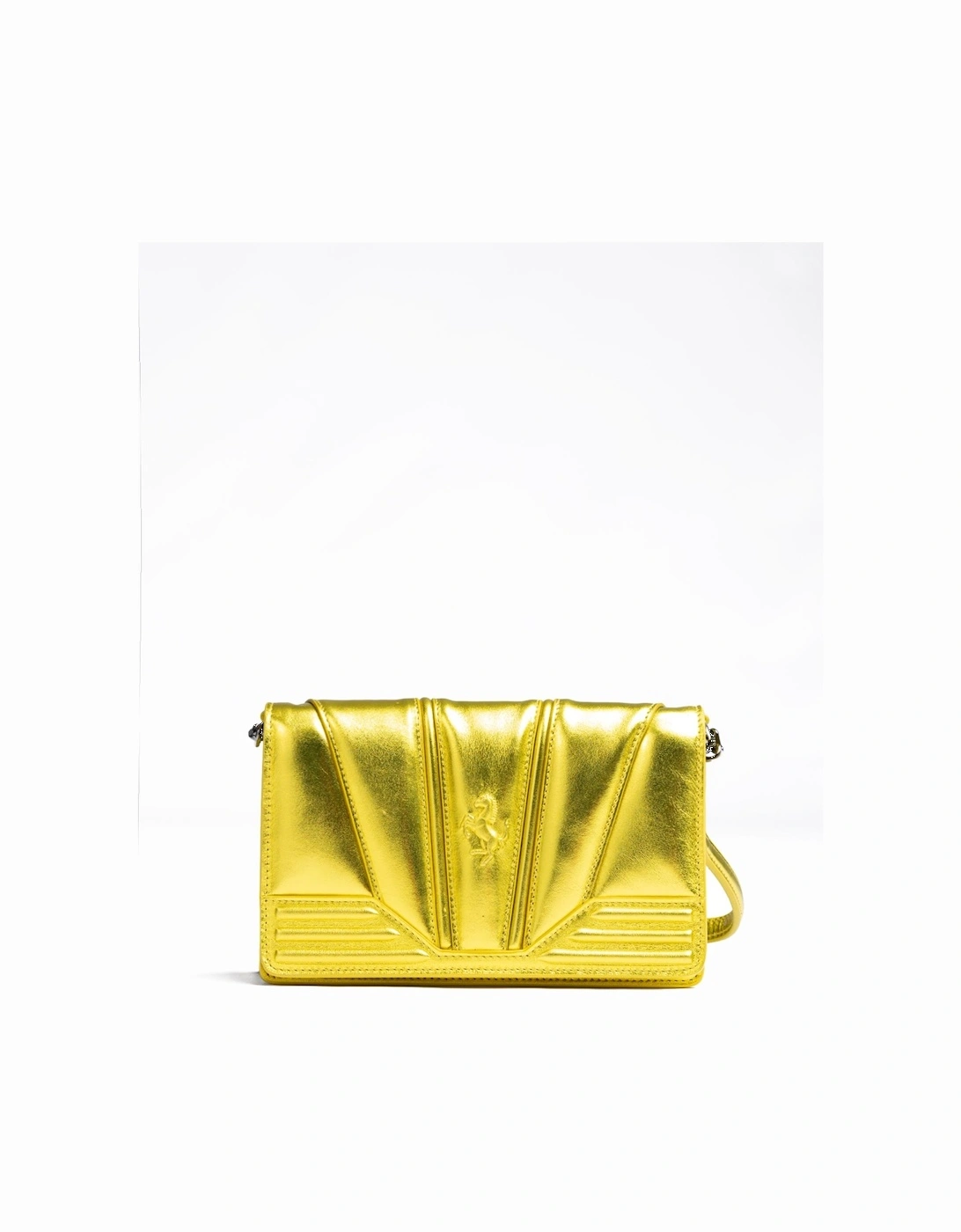 Metal GT Patent Leather Bag with Chain Women - Metal Yellow Clutch, 6 of 5
