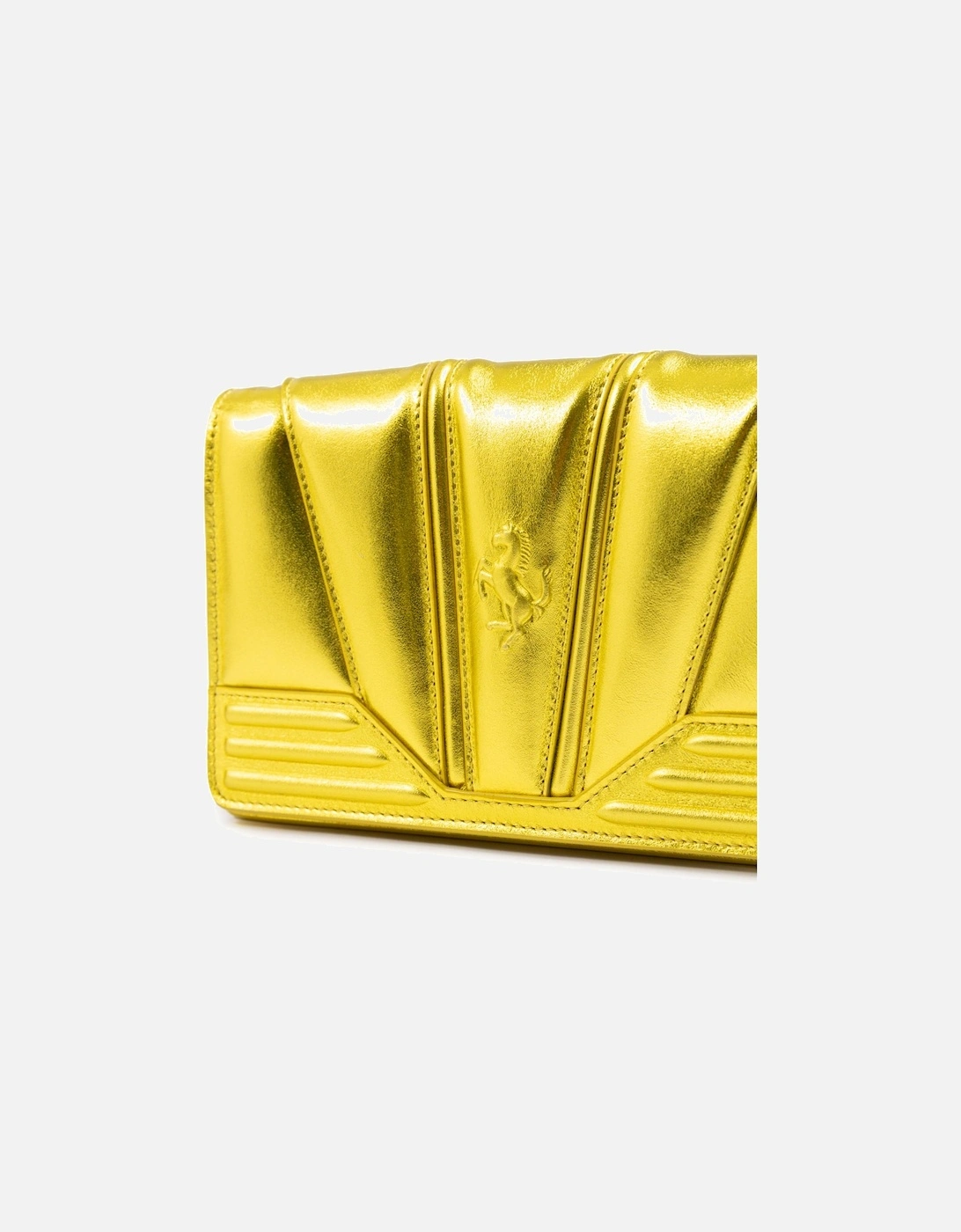 Metal GT Patent Leather Bag with Chain Women - Metal Yellow Clutch