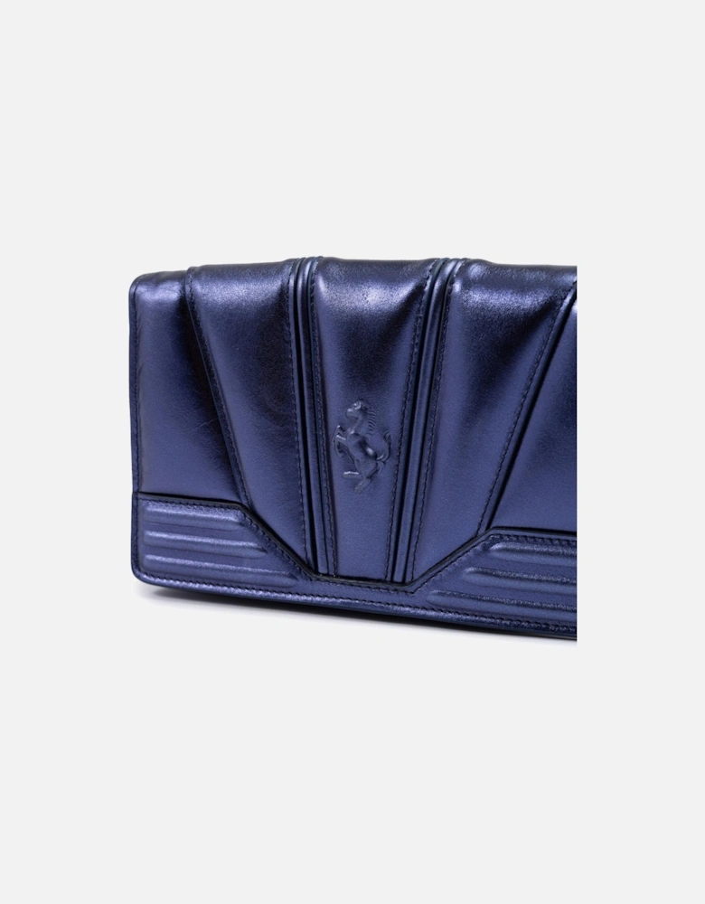 Patent Leather Bag with Chain and Prancing Horse Detail Women - Metal