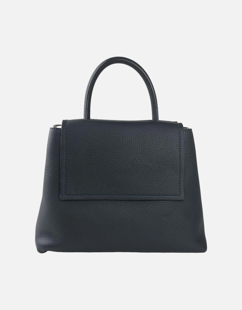 Double Pocket Hammered Calfskin Bag Women - Blue Handbags