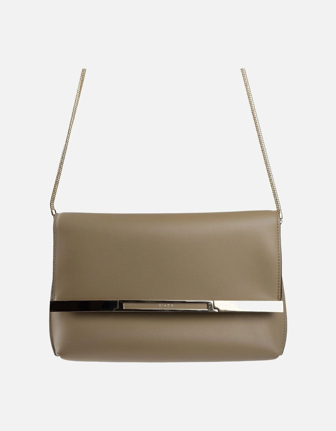 Magnetic Closure Clutch Bag with Chain Strap Women - Beige Crossbody, 5 of 4