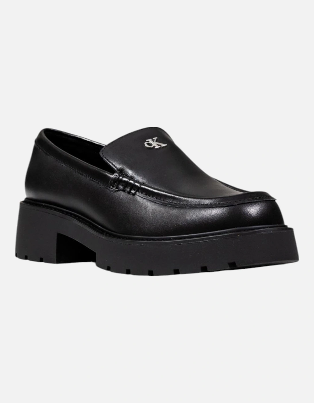 Lace Up Wool Slip-On Shoes Women - Black Lace Up Shoes