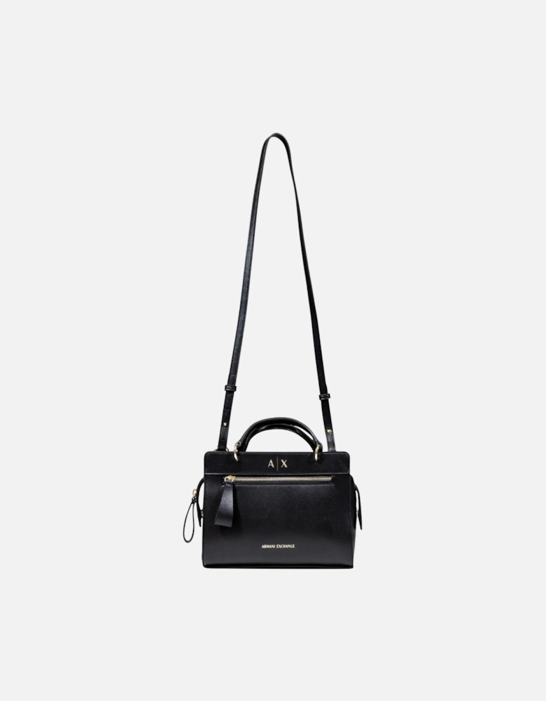 Handbag with Zip and Shoulder Strap Women - Black Bags