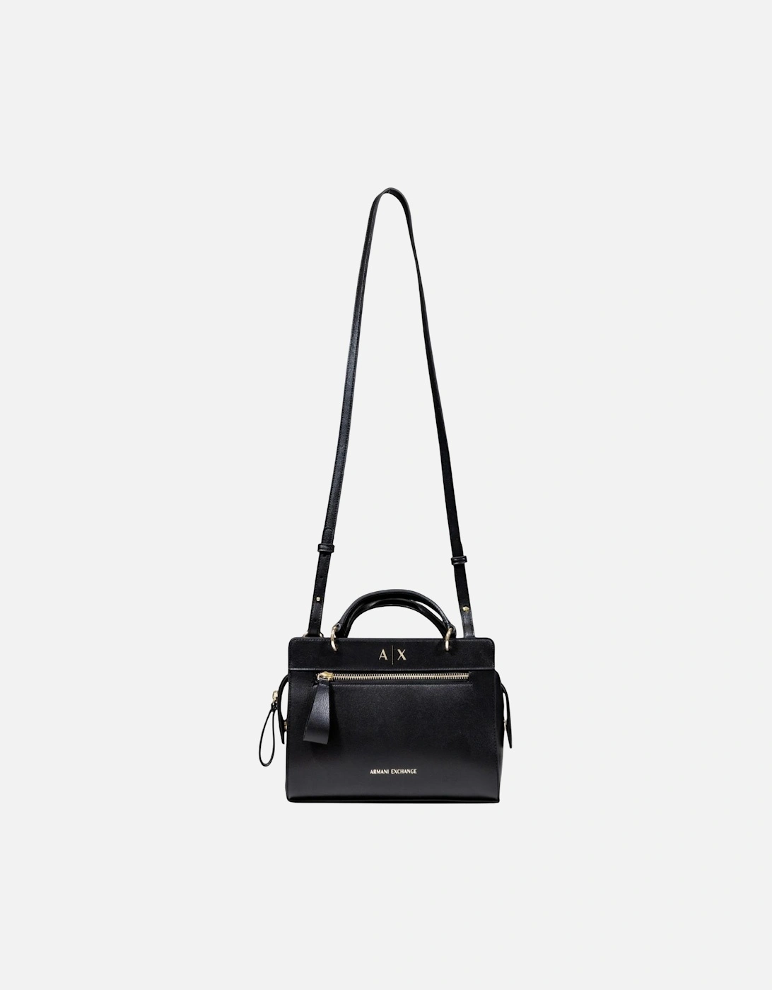 Handbag with Zip and Shoulder Strap Women - Black Bags, 4 of 3