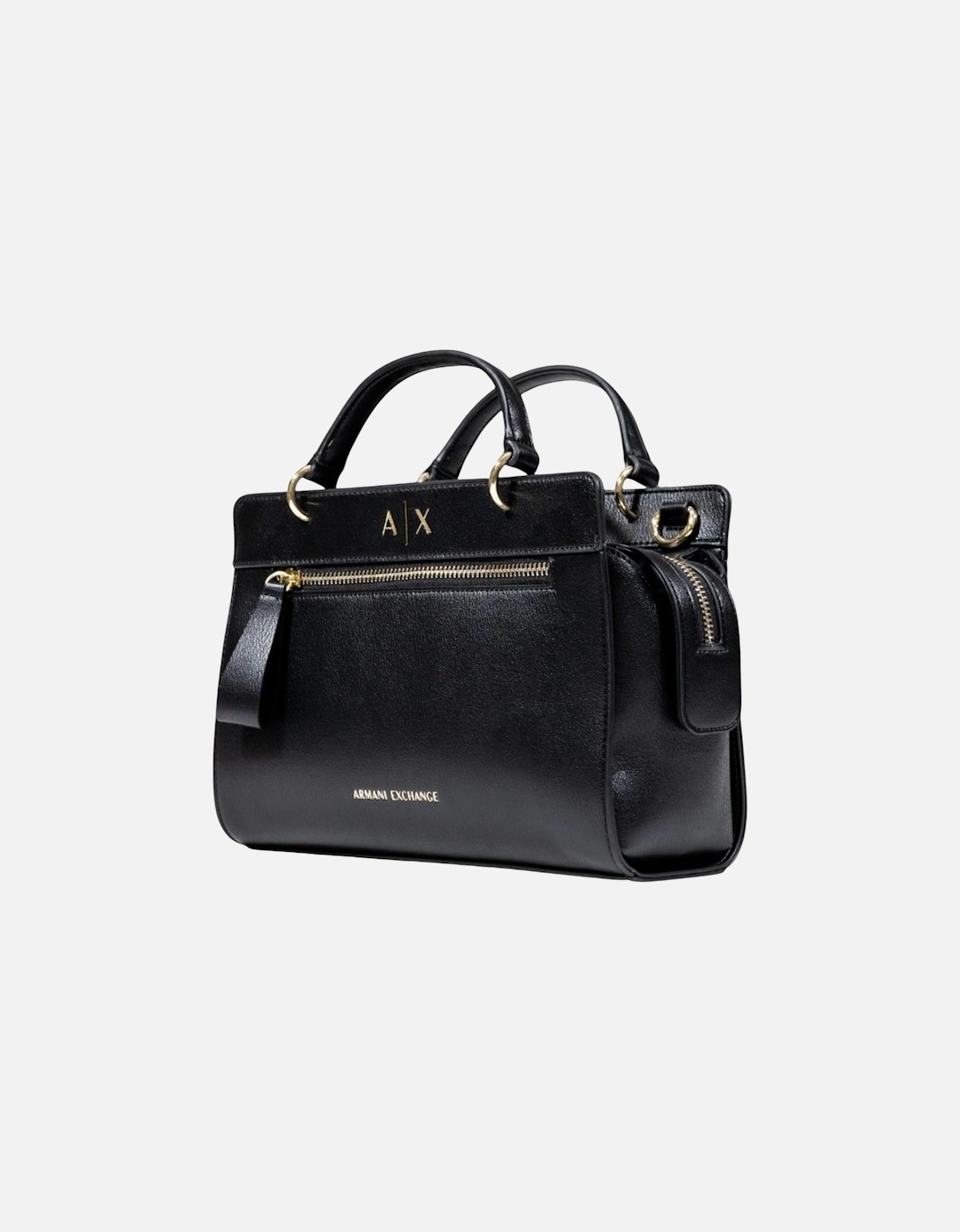 Handbag with Zip and Shoulder Strap Women - Black Bags