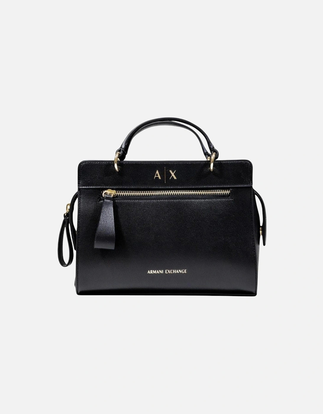Handbag with Zip and Shoulder Strap Women - Black Bags