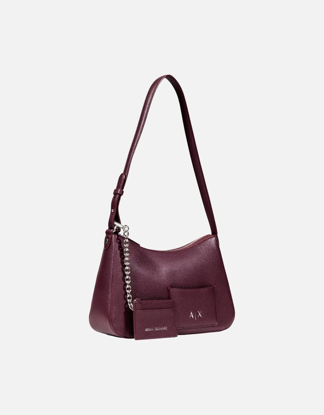 Handbag with Zip and Inside Pockets Women - Bordeaux Bags