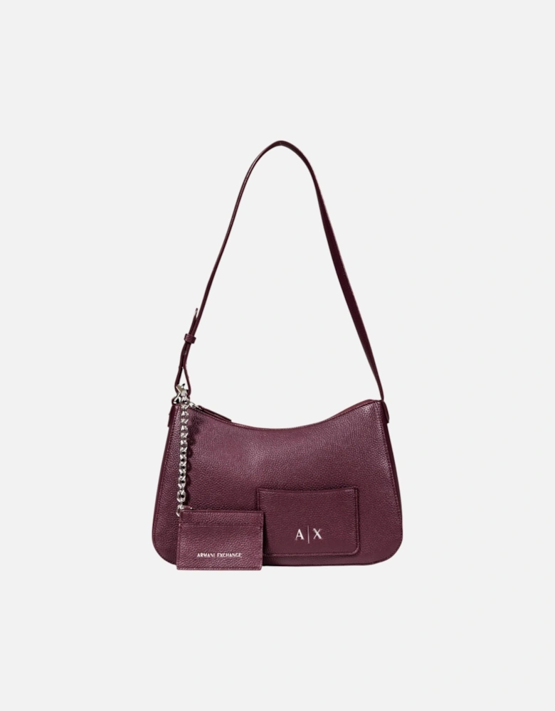 Handbag with Zip and Inside Pockets Women - Bordeaux Bags