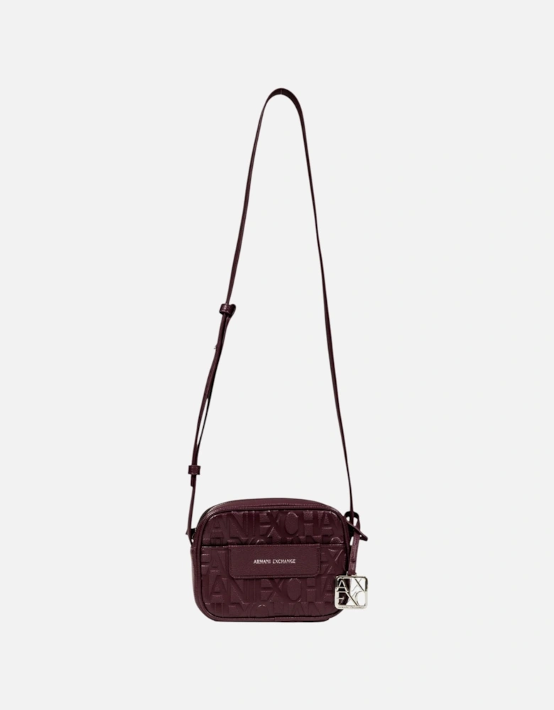 Shoulder Bag with Zip and Inside Pockets Women - Bordeaux